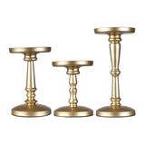 Maxbell 3x Metal Candle Holder Candle Stands Candelabra for Dining Party Decoration