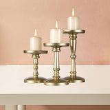 Maxbell 3x Metal Candle Holder Candle Stands Candelabra for Dining Party Decoration