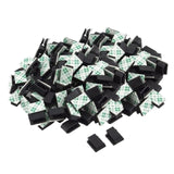 Maxbell 100Pcs Self Adhesive Cable Clips Clip Durable for Kitchen Office Under Desk