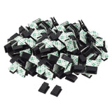 Maxbell 100Pcs Self Adhesive Cable Clips Clip Durable for Kitchen Office Under Desk