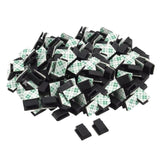 Maxbell 100Pcs Self Adhesive Cable Clips Clip Durable for Kitchen Office Under Desk