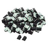 Maxbell 100Pcs Self Adhesive Cable Clips Clip Durable for Kitchen Office Under Desk