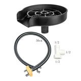 Maxbell Plastic Faucet Cup Rinser Pitcher Hotel Cup Washer Set 1