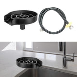 Maxbell Plastic Faucet Cup Rinser Pitcher Hotel Cup Washer 50cm Hose
