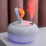 Maxbell Cool Mist Humidifier Rechargeable Night Light Function with Projector white