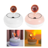 Maxbell Cool Mist Humidifier Rechargeable Night Light Function with Projector white