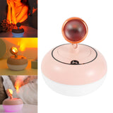 Maxbell Cool Mist Humidifier Rechargeable Night Light Function with Projector pink