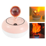 Maxbell Cool Mist Humidifier Rechargeable Night Light Function with Projector pink