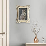 Maxbell Photo Frame Resin Wall European Style Desktop Rectangular Embossed Retro