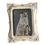 Maxbell Photo Frame Resin Wall European Style Desktop Rectangular Embossed Retro