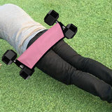 Maxbell Portable Hip Thrust Pad Resistance Trainers for Glute Bridges Lunges black