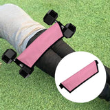 Maxbell Portable Hip Thrust Pad Resistance Trainers for Glute Bridges Lunges black