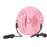 Maxbell Waist Twisting Disc Portable Massage Equipment for Body Sculpting Elderly Pink