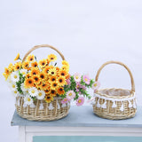 Maxbell Storage Basket with Handles Flower Girl Baskets for Flower Arrangement M