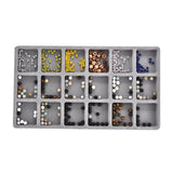 Maxbell Jewelry Tray Organizer Drawer Inserts Durable for Display Earring Women 18 Grid