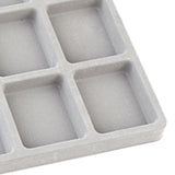 Maxbell Jewelry Tray Organizer Drawer Inserts Durable for Display Earring Women 18 Grid