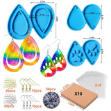 Maxbell Silicone Earring Casting Key Chains Resin Keychain for Craft Jewelry Making