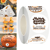 Maxbell 500Pcs Halloween Round Stickers Self Adhesive Box Sticker for Holiday Kids