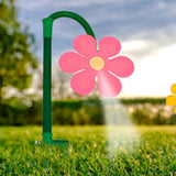 Maxbell Sun Flower Lawn Sprinkler Garden Sprinkler Yard Sprinkler  Pink