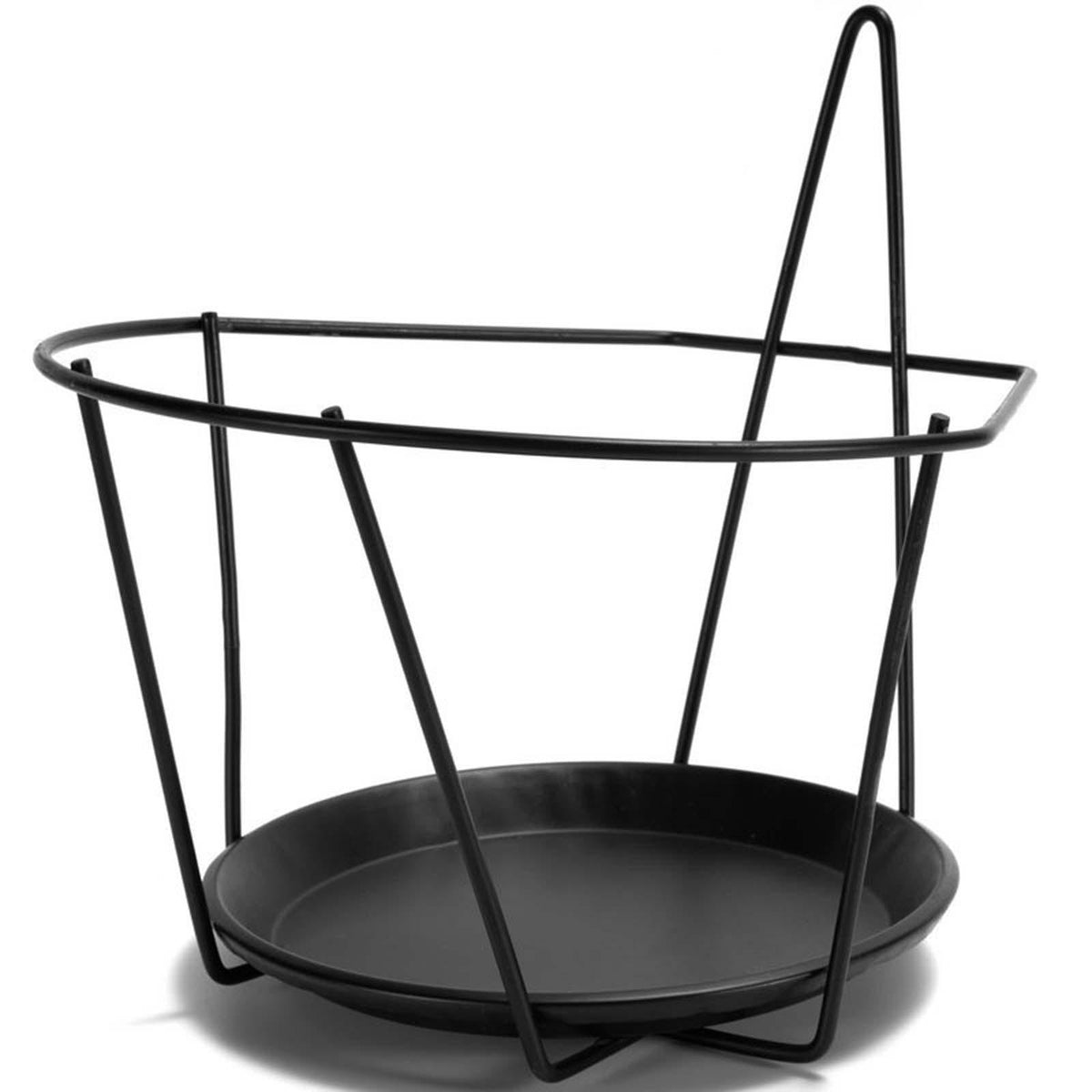 Maxbell 3 Pieces Flower Pot Holder Planter Shelf Hanging Basket Plant Rack for Fence Small