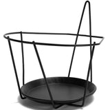 Maxbell 3 Pieces Flower Pot Holder Planter Shelf Hanging Basket Plant Rack for Fence Small