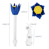 Maxbell Pond Fountain Nozzle Sprinklers Lotus Shape Backyard Pool Fountain Spray