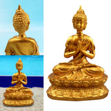 Maxbell Resin Buddha Figurines Decoration Premium for Festivals Office Meditation
