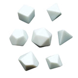 Maxbell 7Pcs White Empty Dices for Dices Making, Role Playing Game, Party Supplies