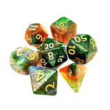 Maxbell Acrylic Polyhedral Dices Set D8 D10 D12 D20 for DND RPG Table Games
