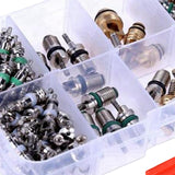 Maxbell Car Air Conditioner Valve R134A 102Pcs Assortment High Performance