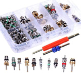 Maxbell Car Air Conditioner Valve R134A 102Pcs Assortment High Performance