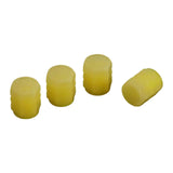 Maxbell 4x Car Tire Valve Stem Caps Motorcycles Luminous Air Caps Cover Yellow