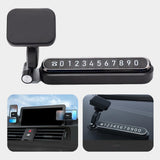 Maxbell Magnetic Car Phone Holder with Number Board Fits for Automobile Black
