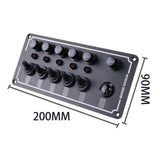 Maxbell Switch Panel 12V-24V Twist Panel Panel Fits for Car Truck Vehicle