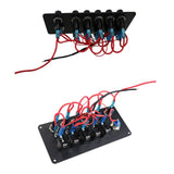 Maxbell Switch Panel 12V-24V Twist Panel Panel Fits for Car Truck Vehicle