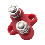 Maxbell Batteries Power Distribution Terminal Block Set 5/16" Dual Studs Black + Red