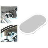 Maxbell Visor Vanity Mirror with Lights Sun Shading Cosmetic Mirror for SUV White