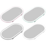 Maxbell Visor Vanity Mirror with Lights Sun Shading Cosmetic Mirror for SUV Pink