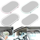 Maxbell Visor Vanity Mirror with Lights Sun Shading Cosmetic Mirror for SUV Pink