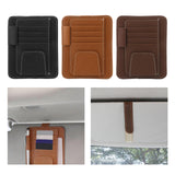 Maxbell Multipurpose Car Storage Organizer Storage Pouch Holder for Tickets Black