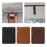 Maxbell Multipurpose Car Storage Organizer Storage Pouch Holder for Tickets Black