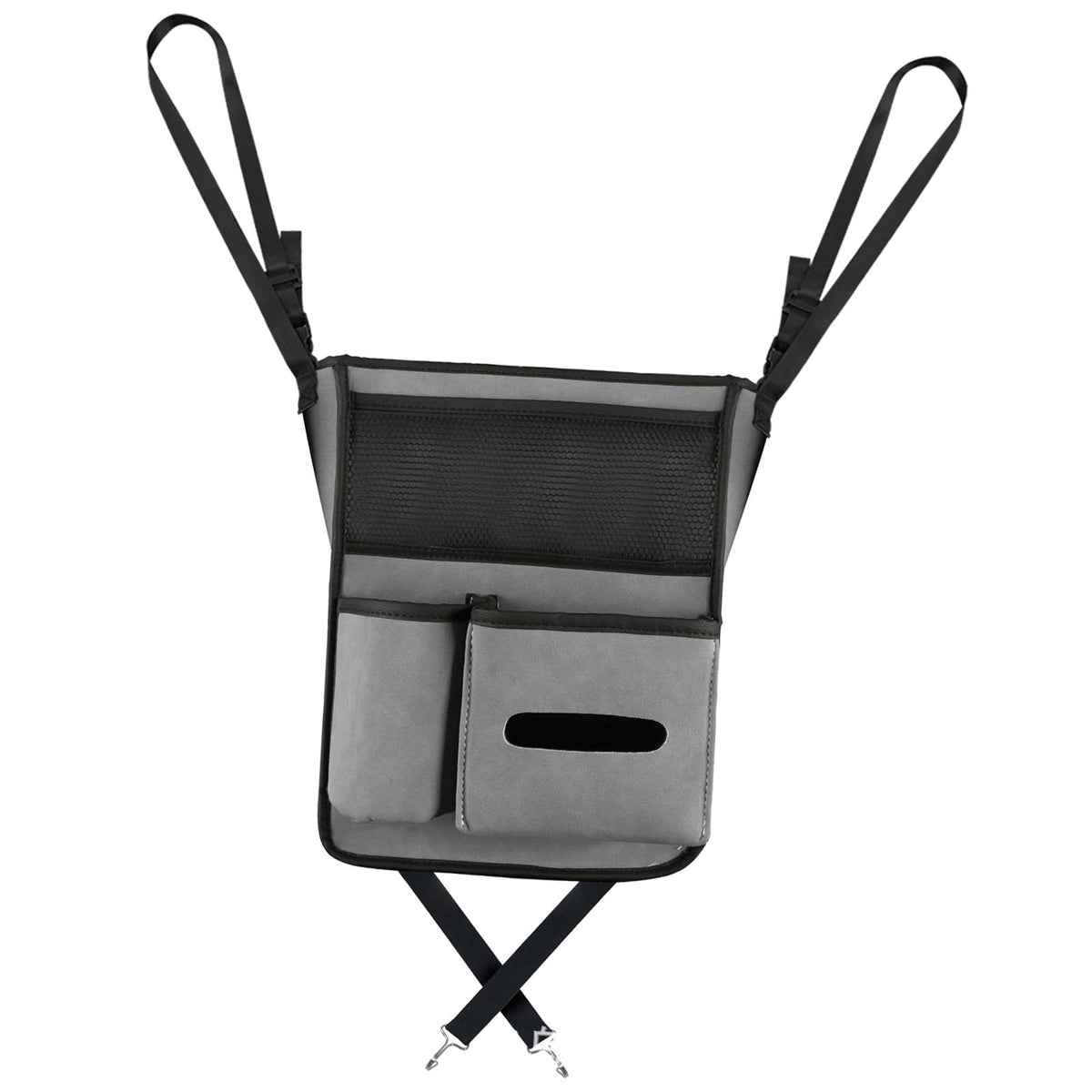 Maxbell Car Back Seat Hanging Storage Organizer with Pockets Truck Gray
