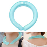 Maxbell Wearable Neck Cooling Tube Freeze Gel Iced Pack for Camping Driving Hiking
