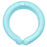 Maxbell Wearable Neck Cooling Tube Freeze Gel Iced Pack for Camping Driving Hiking