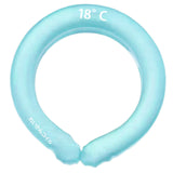Maxbell Wearable Neck Cooling Tube Freeze Gel Iced Pack for Camping Driving Hiking