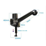Maxbell Air Vent Clips with 17mm Joint Ball for Car Phone Holder