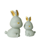 Maxbell Rabbit Piggy Box Statue Container Money Box for Toddler 18cmx12cmx9cm