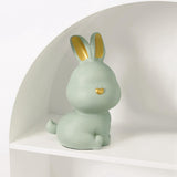 Maxbell Rabbit Piggy Box Statue Container Money Box for Toddler 18cmx12cmx9cm