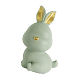 Maxbell Rabbit Piggy Box Statue Container Money Box for Toddler 18cmx12cmx9cm