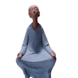 Maxbell Buddha Sitting Statue Room Figurines Table Ornaments Decor Praying